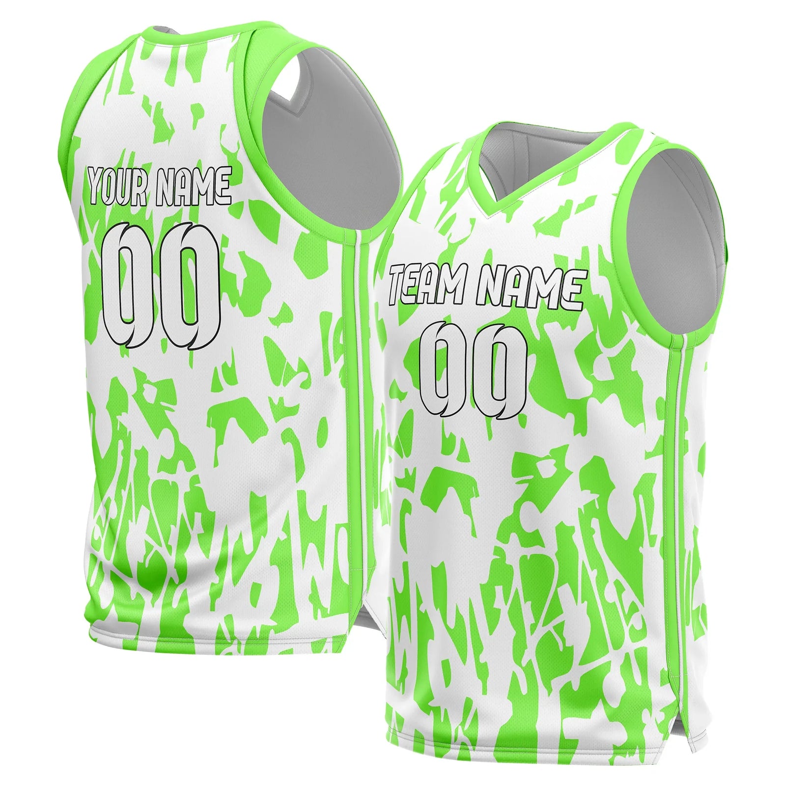 Custom Gaphti Pattern Tops Shadow Drip Sports Jersey Personalized Uniform with Name & Number