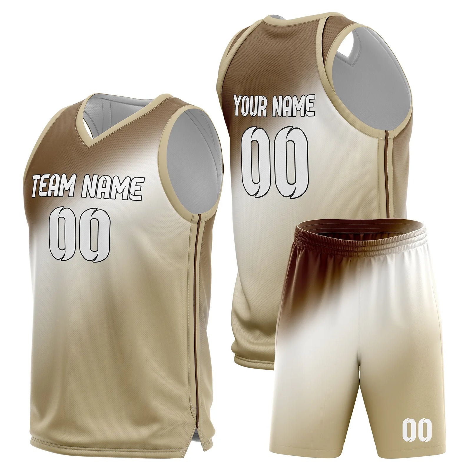 Custom Gradient Fashion Set Energy Fade Sports Jersey Personalized Uniform with Name & Number