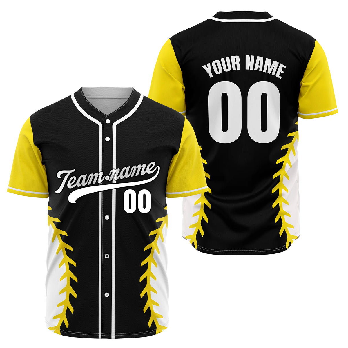 Custom Arc Line Baseball Sports Jersey Personalized Uniform with Name & Number