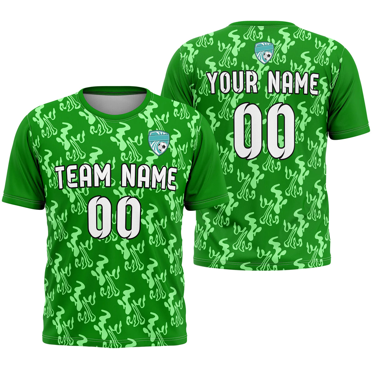 Custom Graffiti Pattern D1 Soccer Jersey Personalized Football Uniform with Name & Number