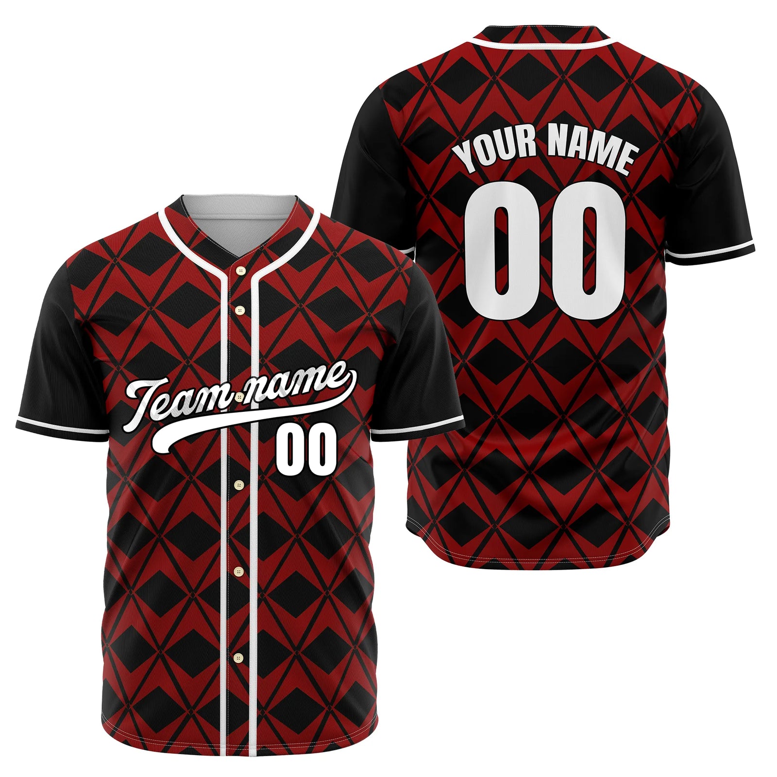 Custom Prism Strike Baseball Sports Jersey Personalized Uniform with Name & Number
