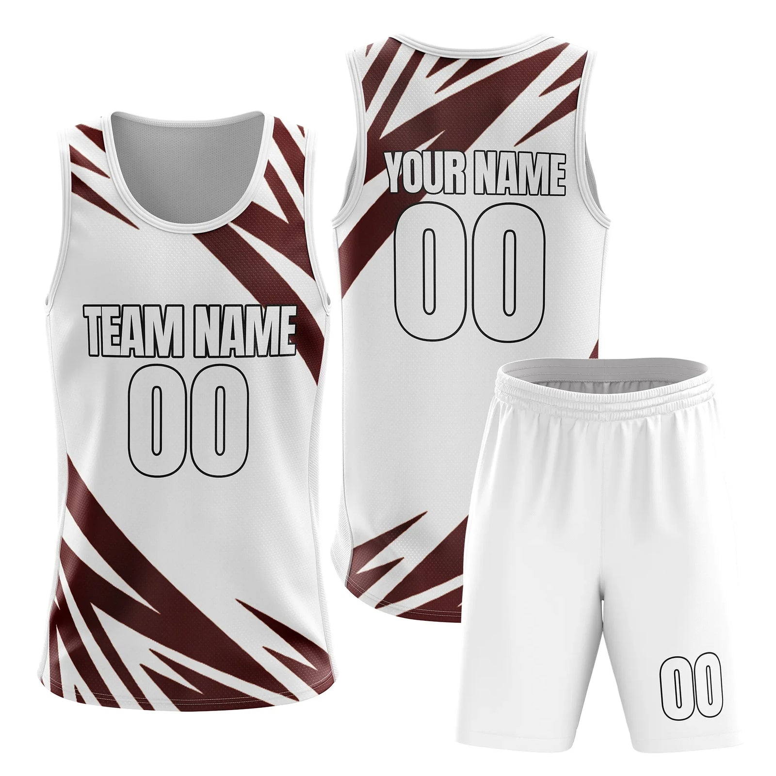 Custom Split Zone Split Fashion Set Sports Jersey Personalized Uniform with Name & Number