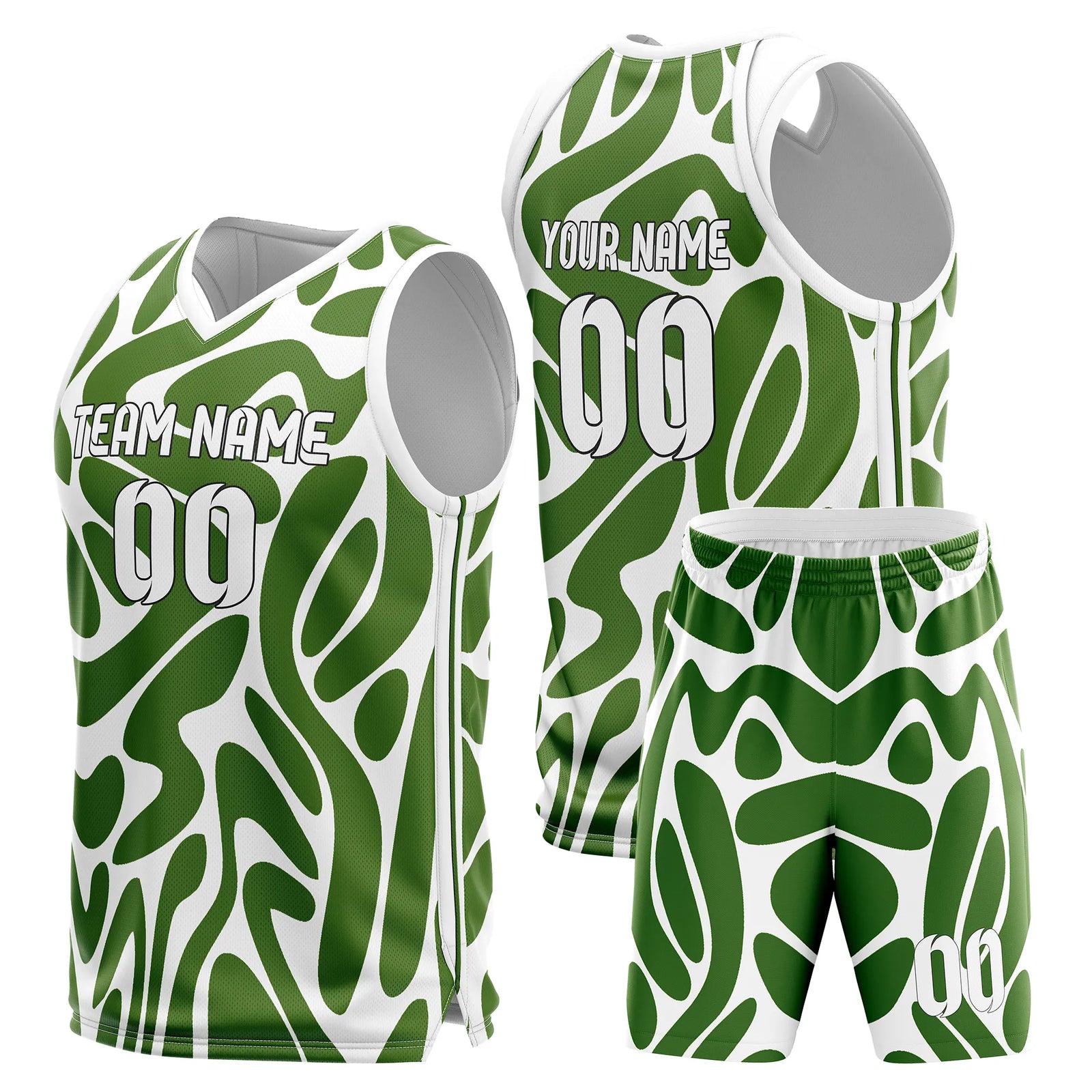 Custom Graphti Pattern Sets Prime Safari Sports Jersey Personalized Uniform with Name & Number