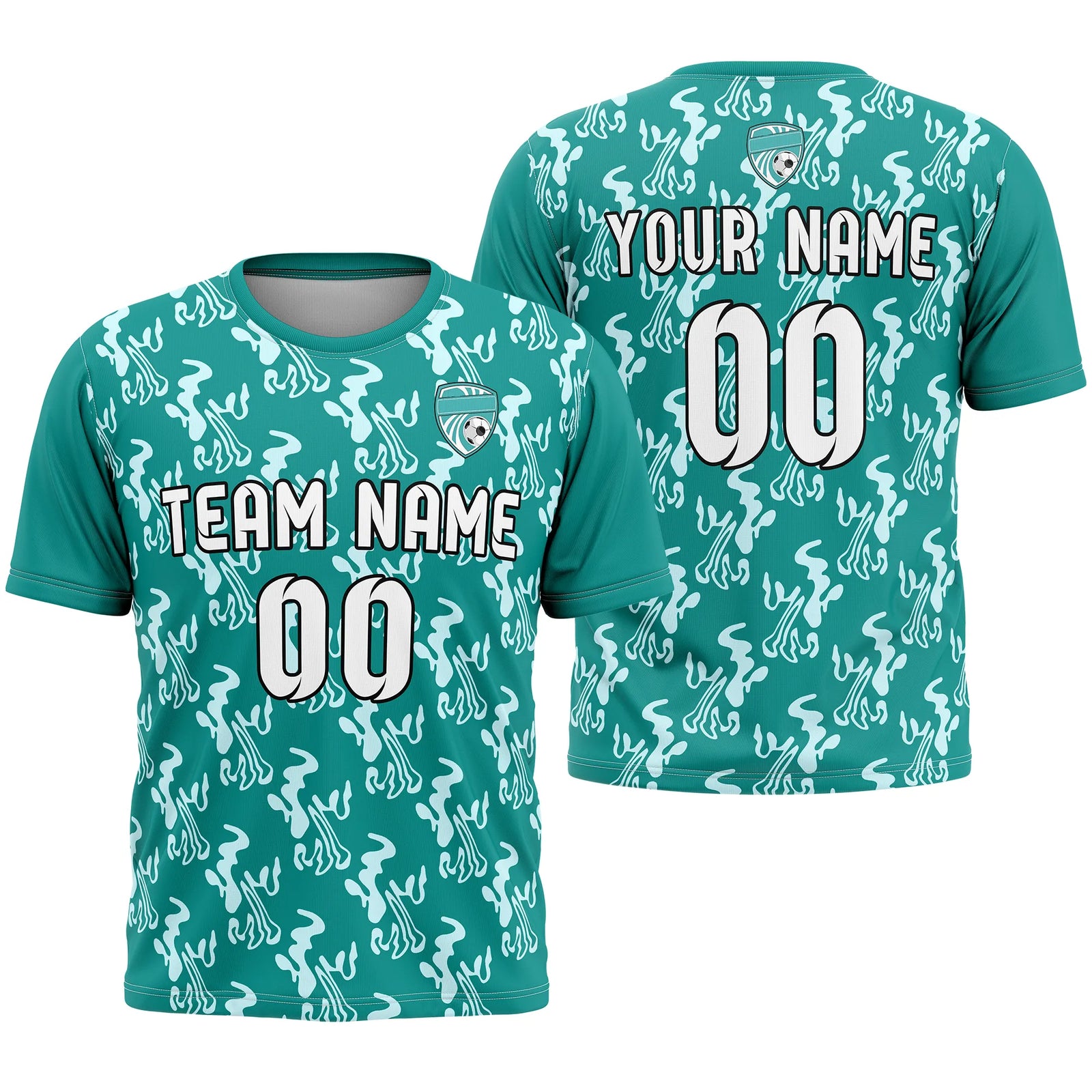 Custom Graffiti Pattern D1 Soccer Jersey Personalized Football Uniform with Name & Number