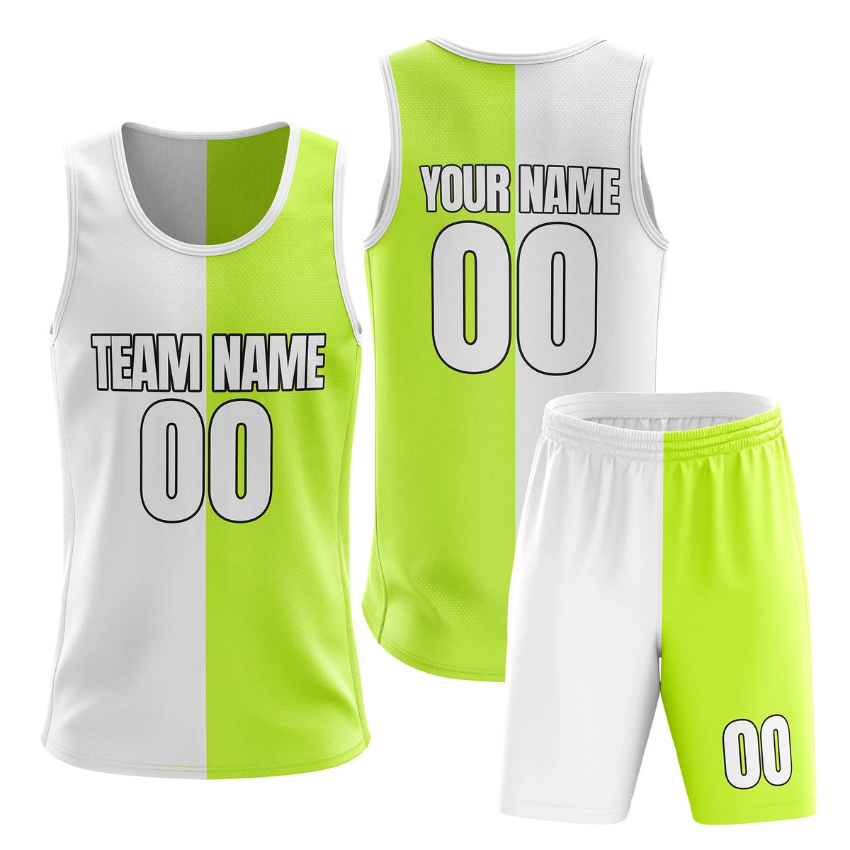 Custom Split Fusion Split Fashion Set Sports Jersey Personalized Uniform with Name & Number
