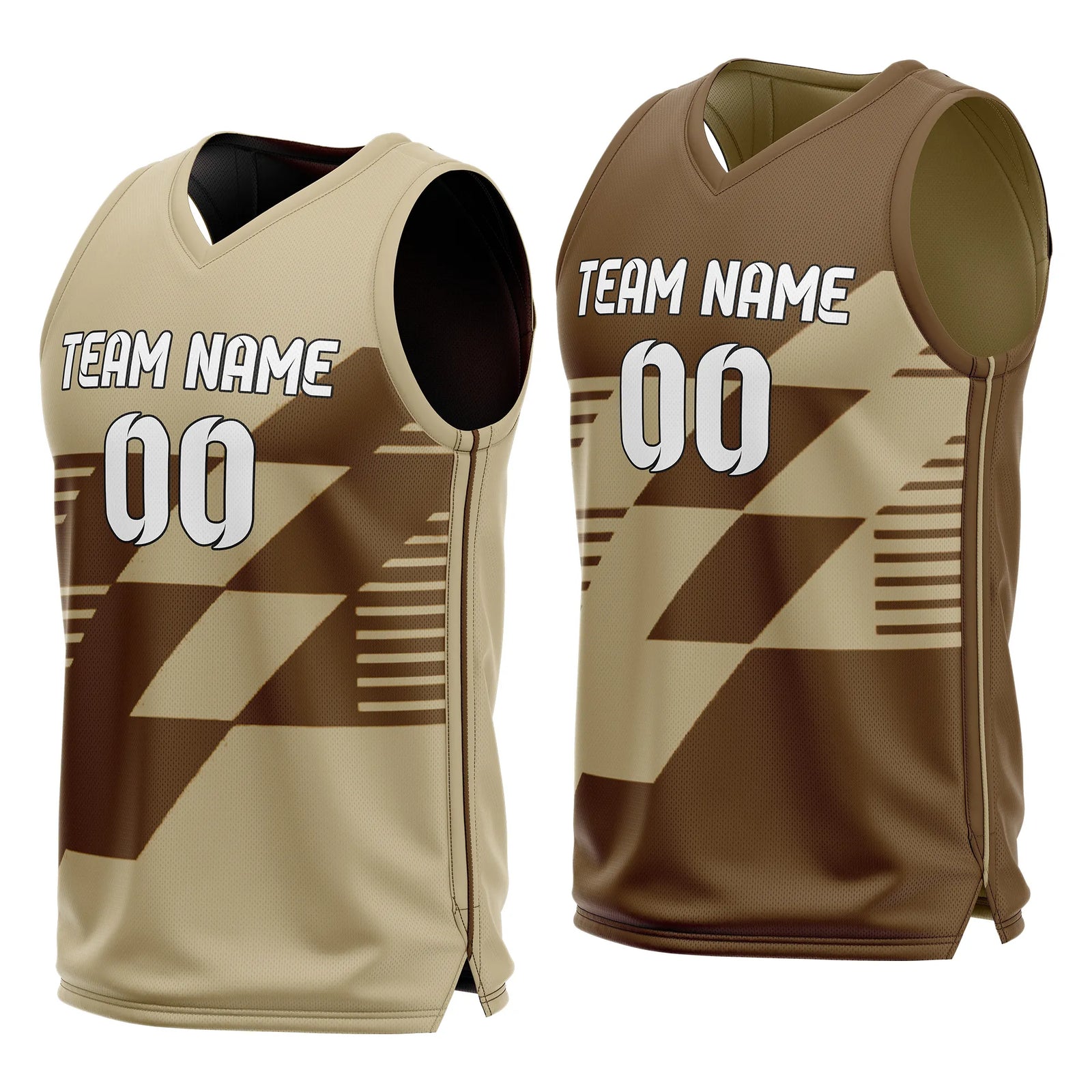 Custom Apex Cut Reversible Top Sports Jersey Personalized Uniform with Name & Number