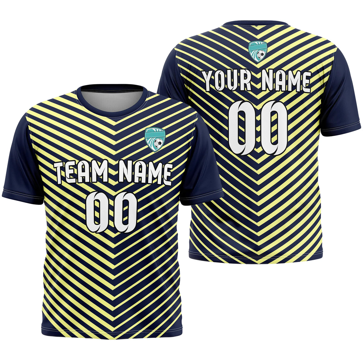 Custom Strip Fashion D5 Soccer Jersey Personalized Football Uniform with Name & Number