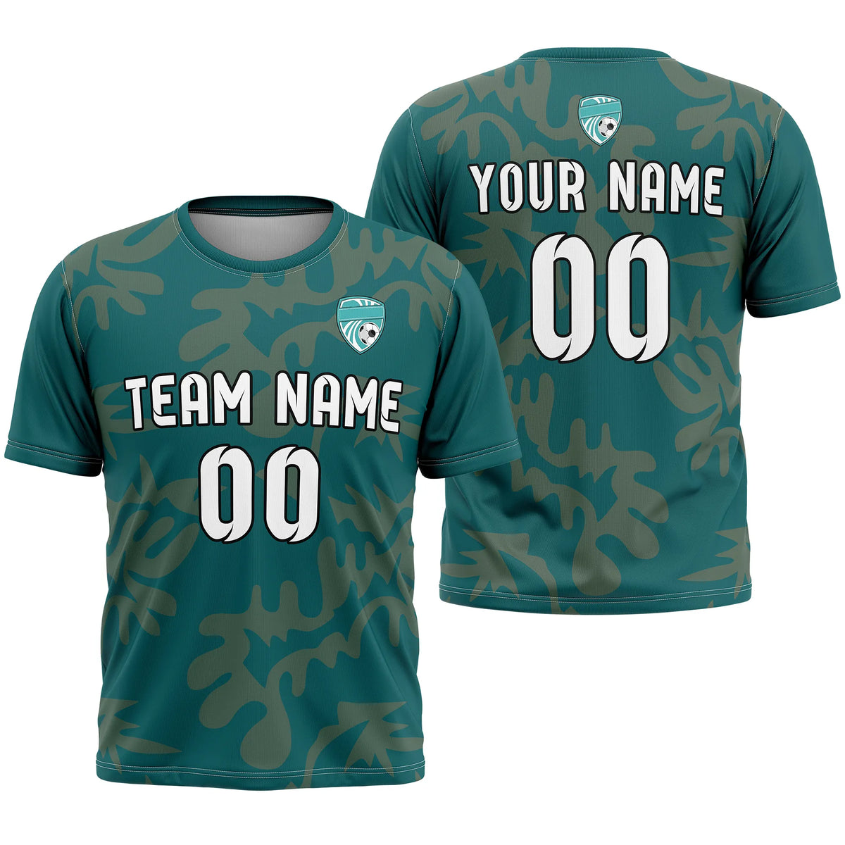 Custom Graffiti Pattern D4 Soccer Jersey Personalized Football Uniform with Name & Number