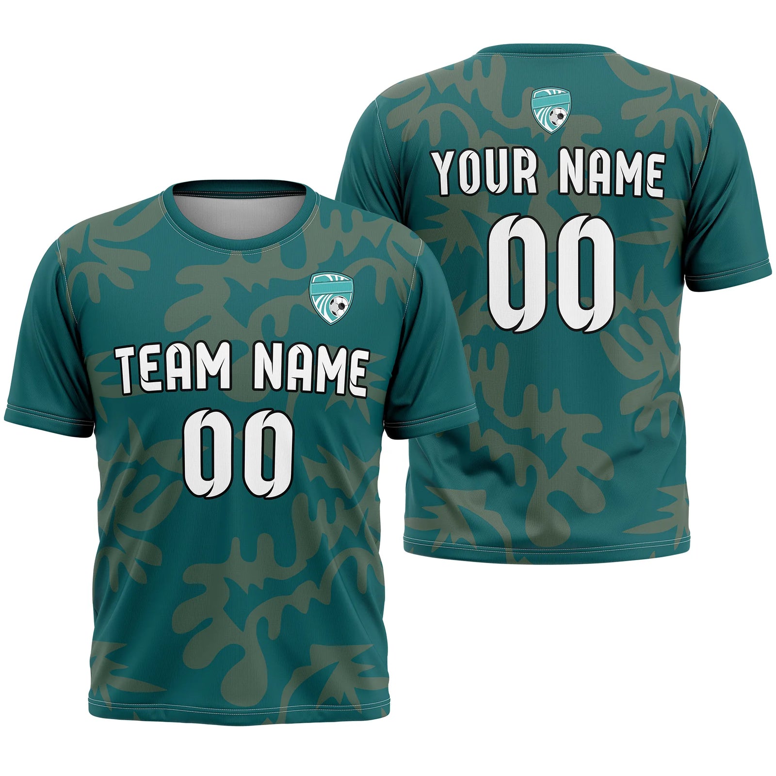 Custom Graffiti Pattern D4 Soccer Jersey Personalized Football Uniform with Name & Number