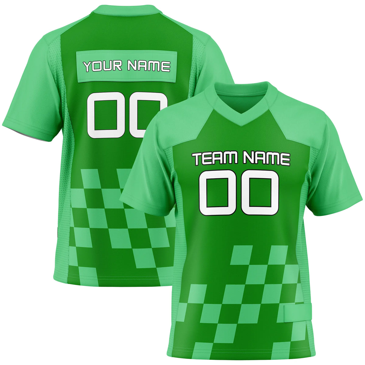 Custom Classic Style D2 Flag Football Jersey Personalized Uniform with Name & Number