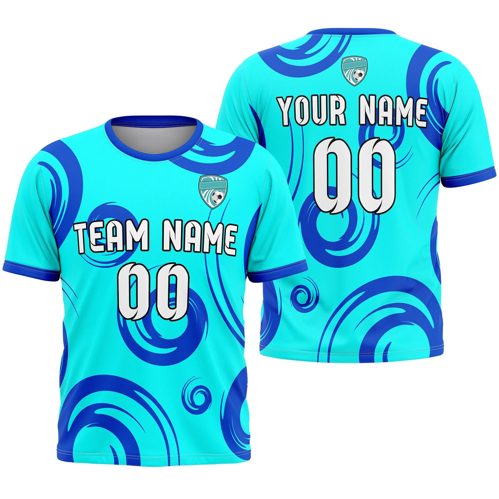 Custom Abstract Pattern D1 Soccer Jersey Personalized Football Uniform with Name & Number