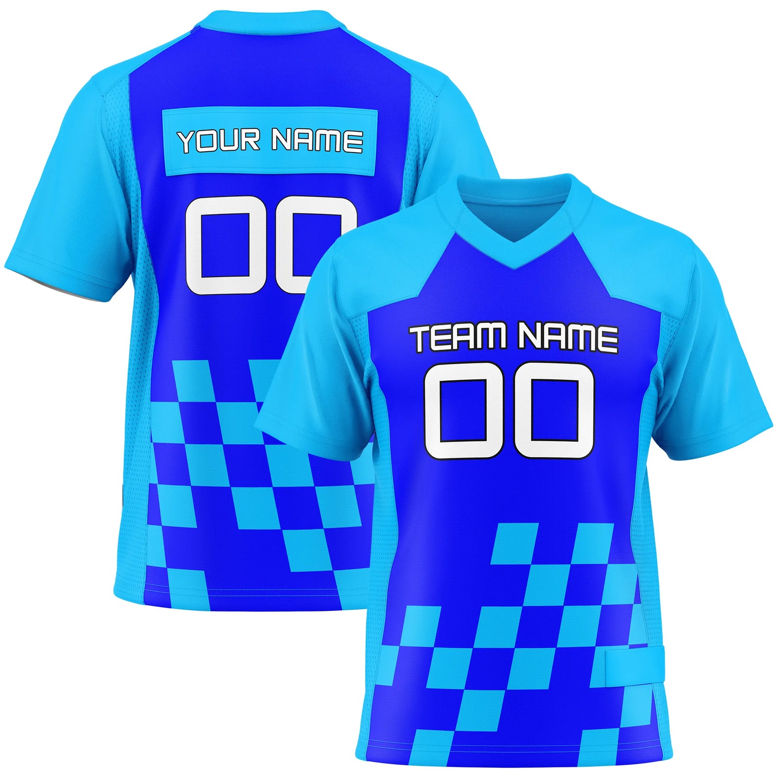 Custom Classic Style D2 Flag Football Jersey Personalized Uniform with Name & Number