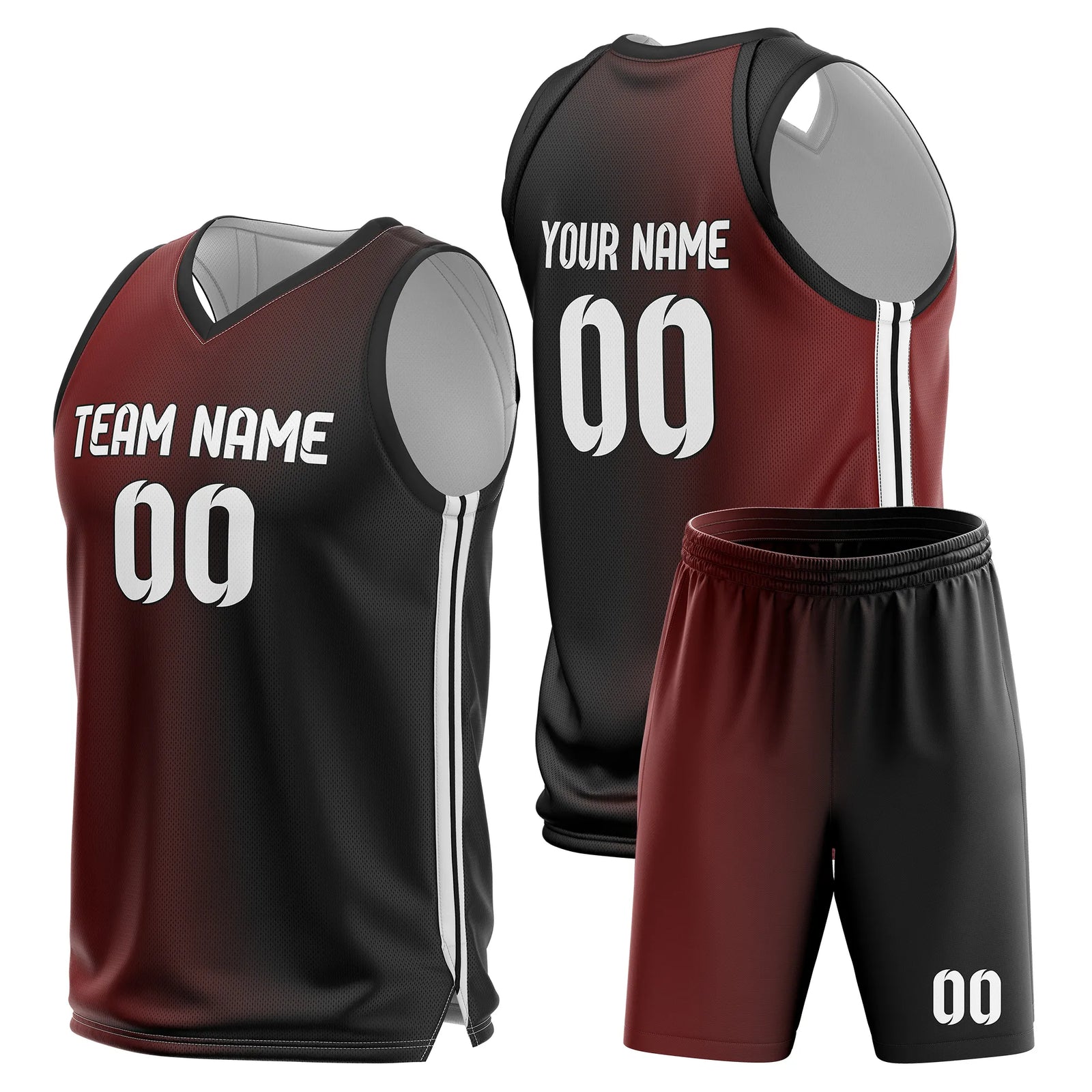 Custom Gradient Fashion Set Solar Strike Sports Jersey Personalized Uniform with Name & Number