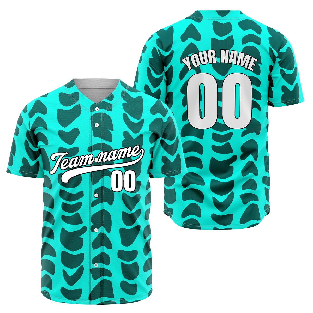 Custom Savage Spots Baseball Sports Jersey Personalized Uniform with Name & Number