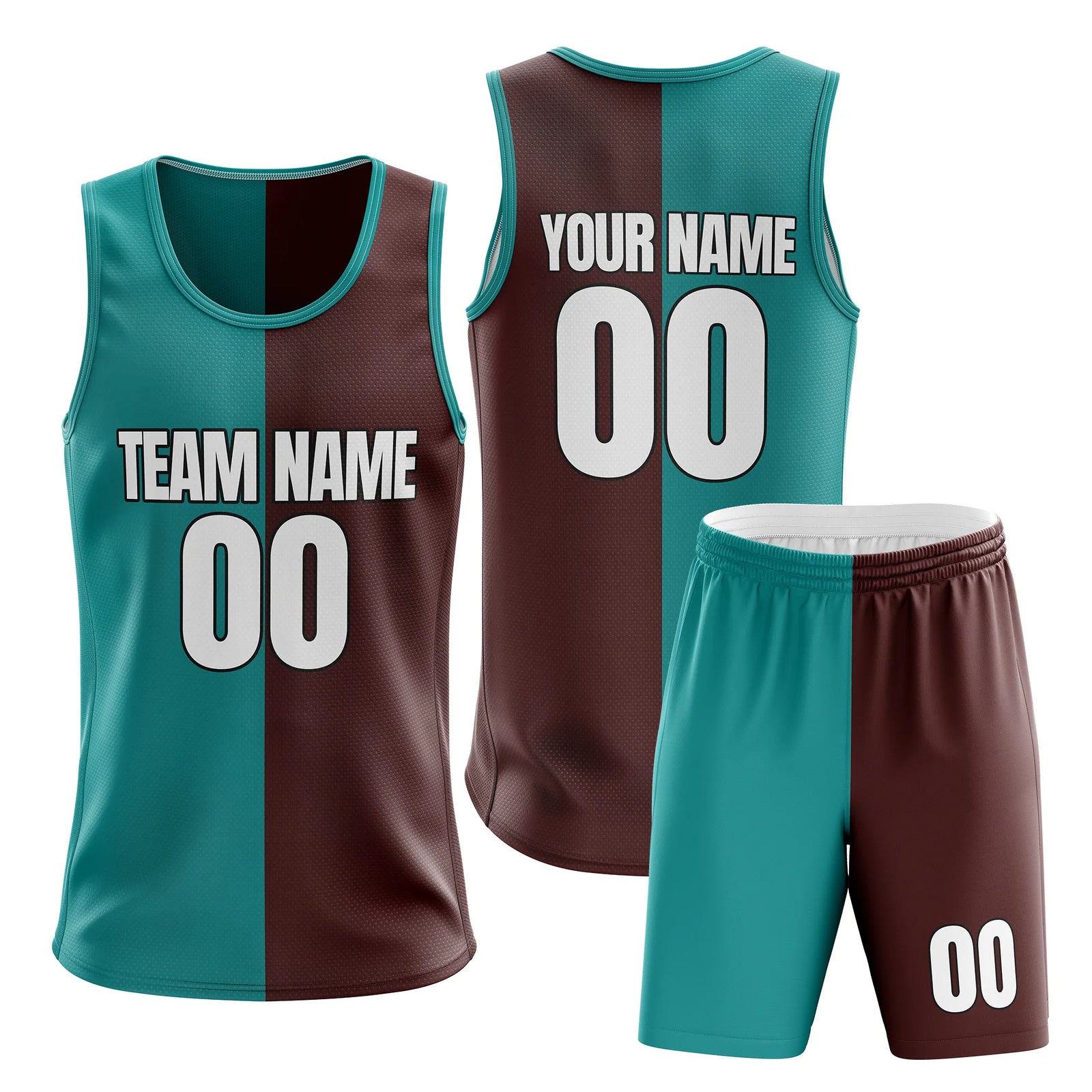 Custom Split Fusion Split Fashion Set Sports Jersey Personalized Uniform with Name & Number