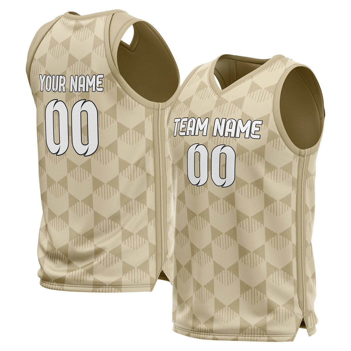 Custom Geo-Fusion Printed Jersey Sports Jersey Personalized Uniform with Name &amp; Number