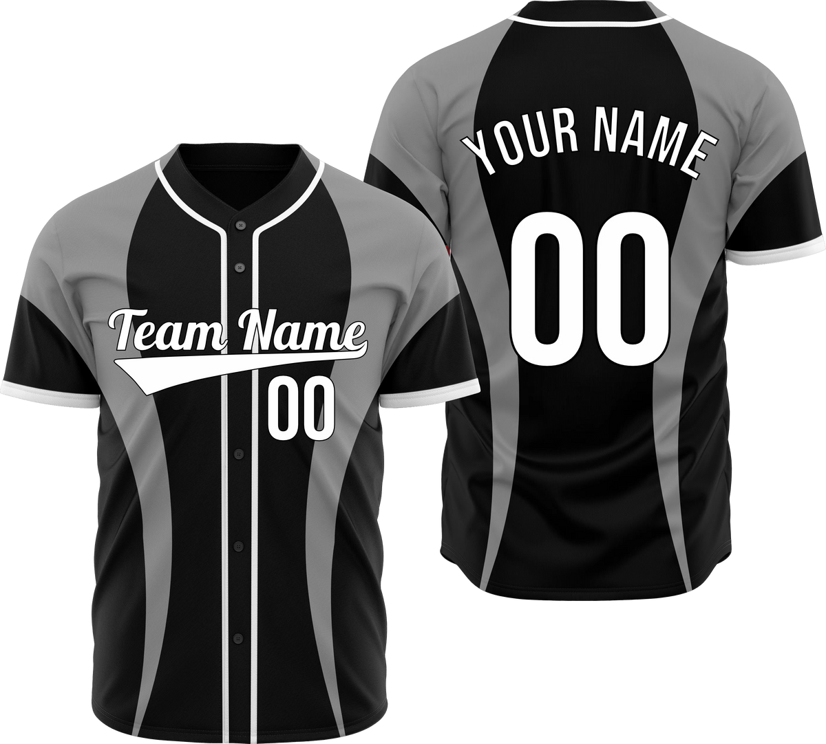 Custom Rising Edge Baseball Sports Jersey Personalized Uniform with Name & Number