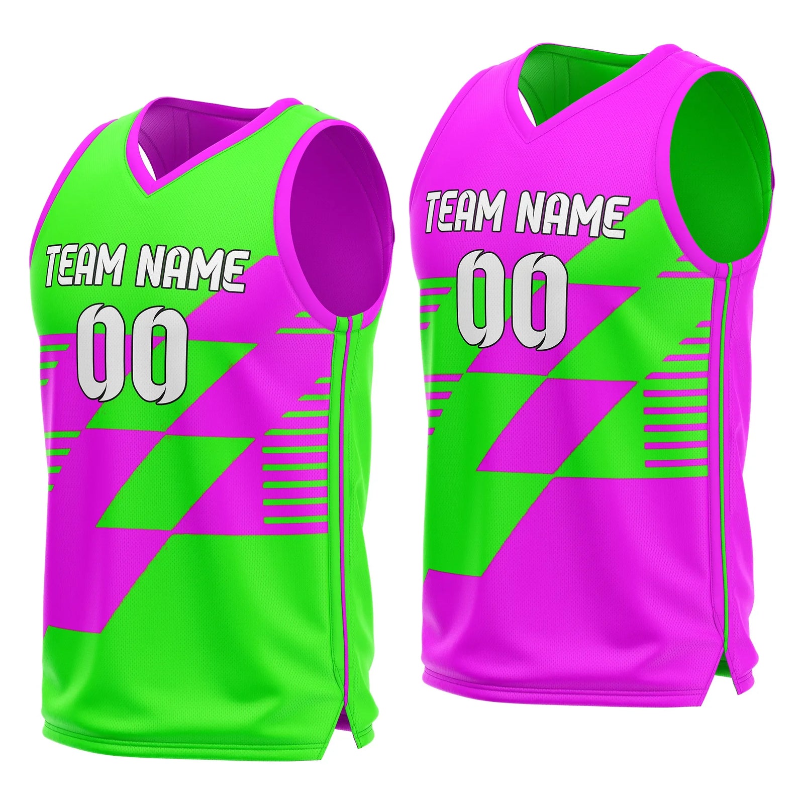 Custom Apex Cut Reversible Top Sports Jersey Personalized Uniform with Name & Number