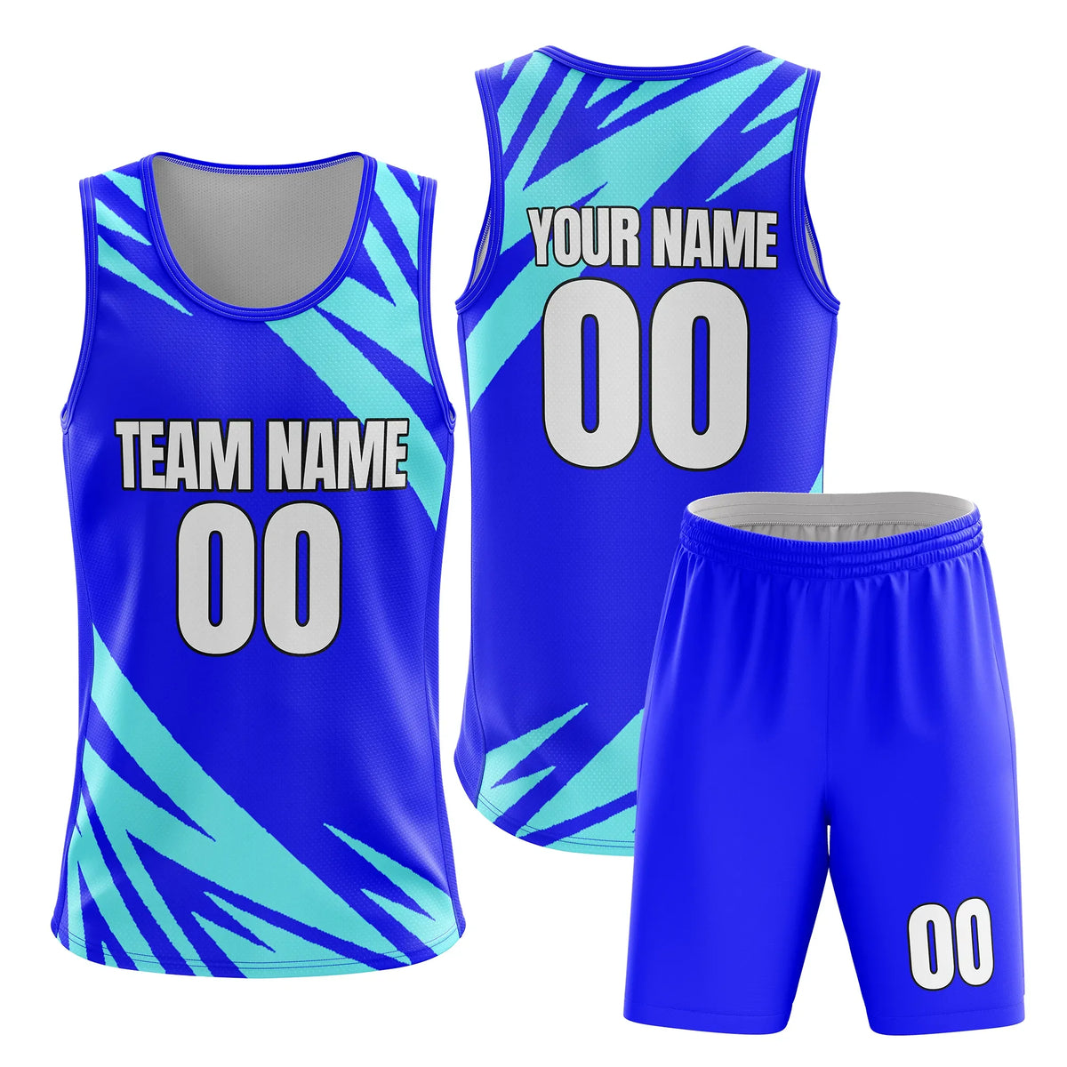 Custom Split Zone Split Fashion Set Sports Jersey Personalized Uniform with Name & Number