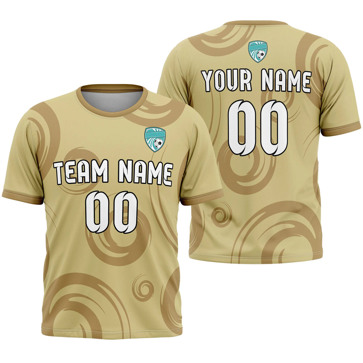 Custom Abstract Pattern D1 Soccer Jersey Personalized Football Uniform with Name & Number