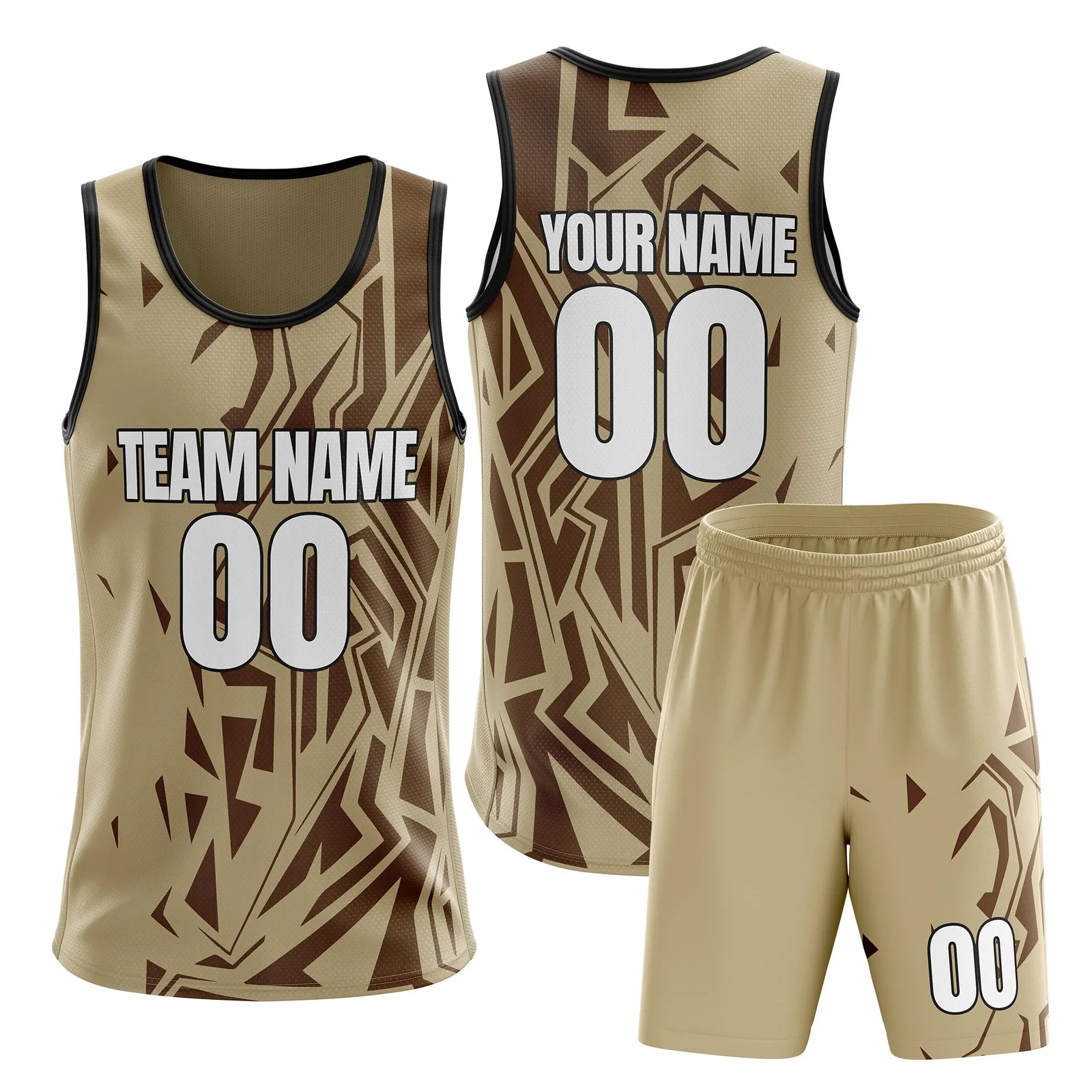 Custom Colour Block Set Hoop Fusion Sports Jersey Personalized Uniform with Name & Number
