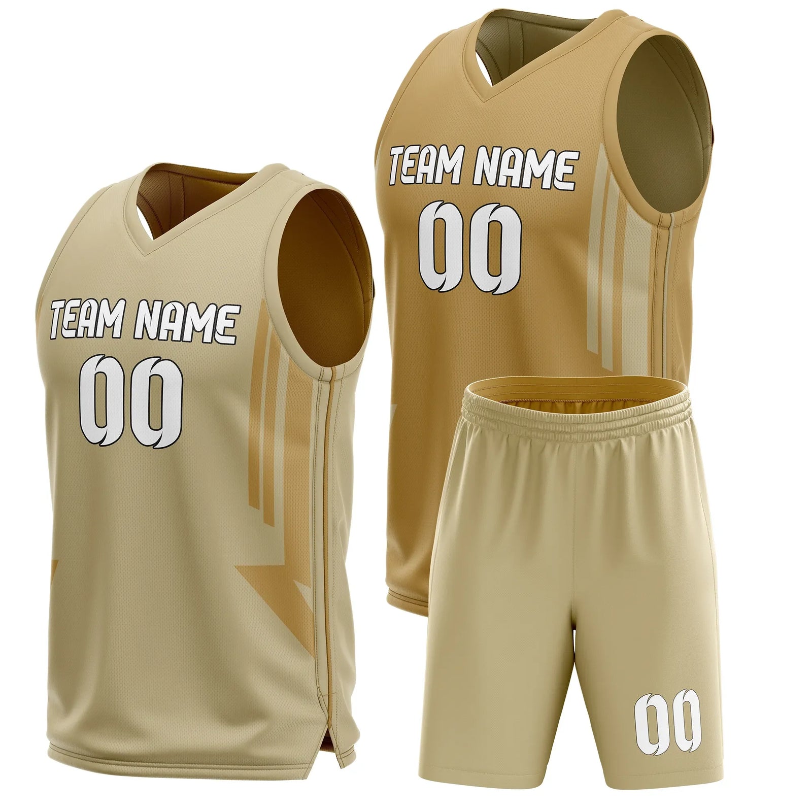 Custom Triple Lane Reversible Sports Jersey Personalized Uniform with Name & Number