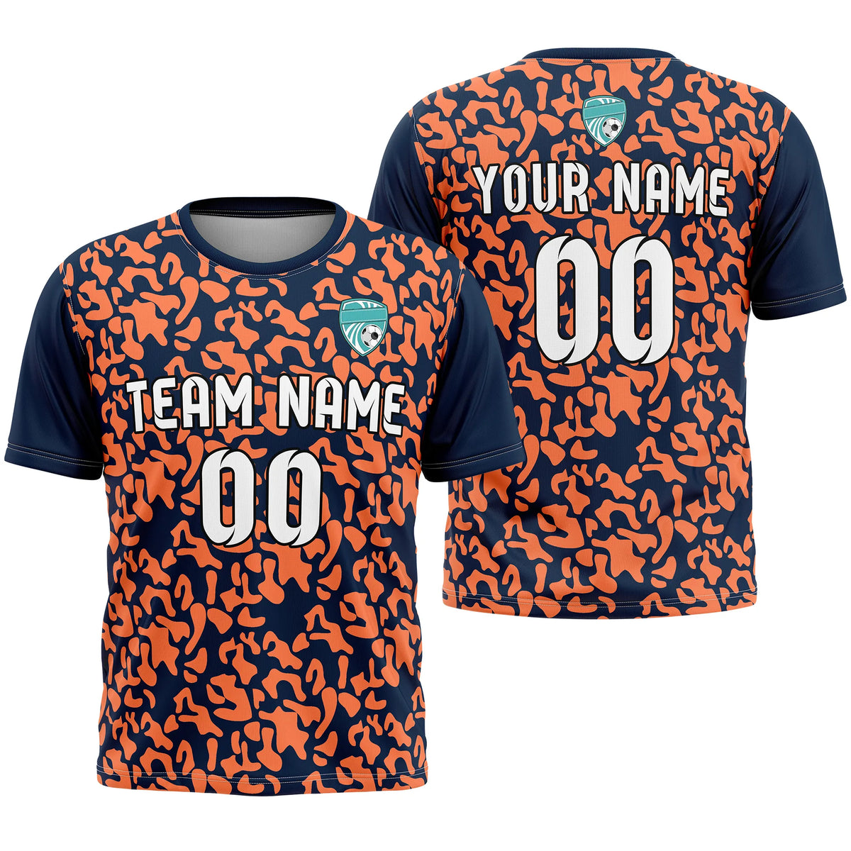 Custom Camo D5 Soccer Jersey Personalized Football Uniform with Name & Number
