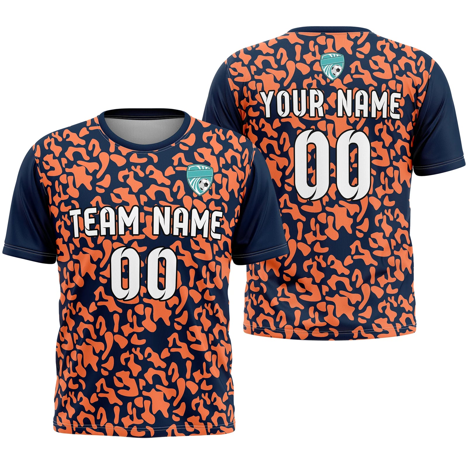 Custom Camo D5 Soccer Jersey Personalized Football Uniform with Name & Number
