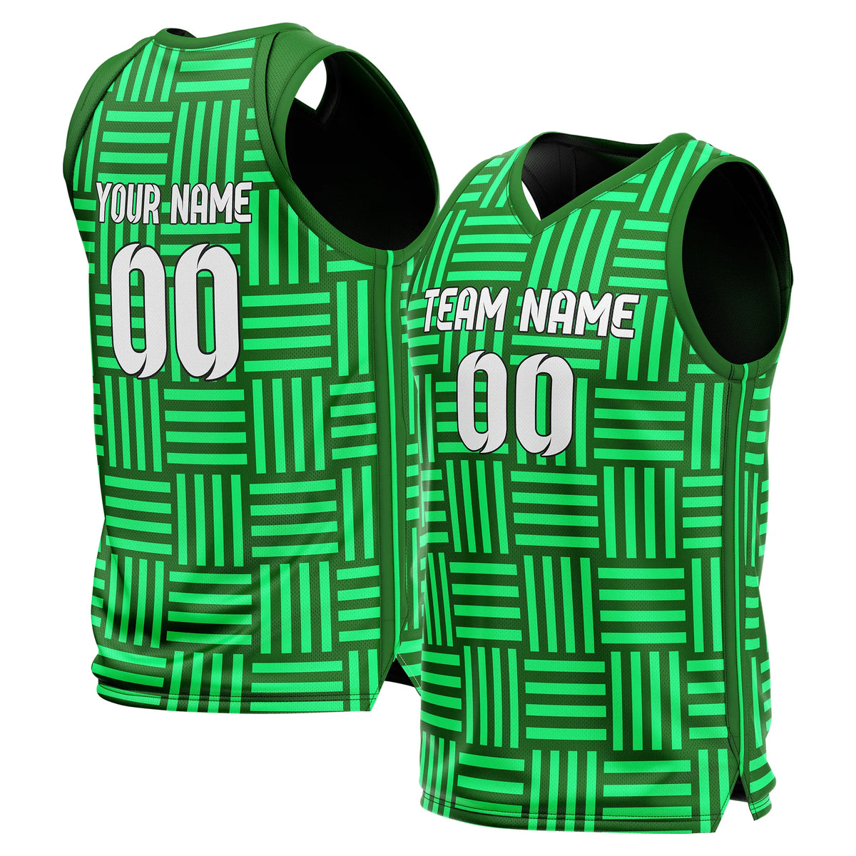 Custom Maze Line Printed Sports Jersey Personalized Uniform with Name & Number