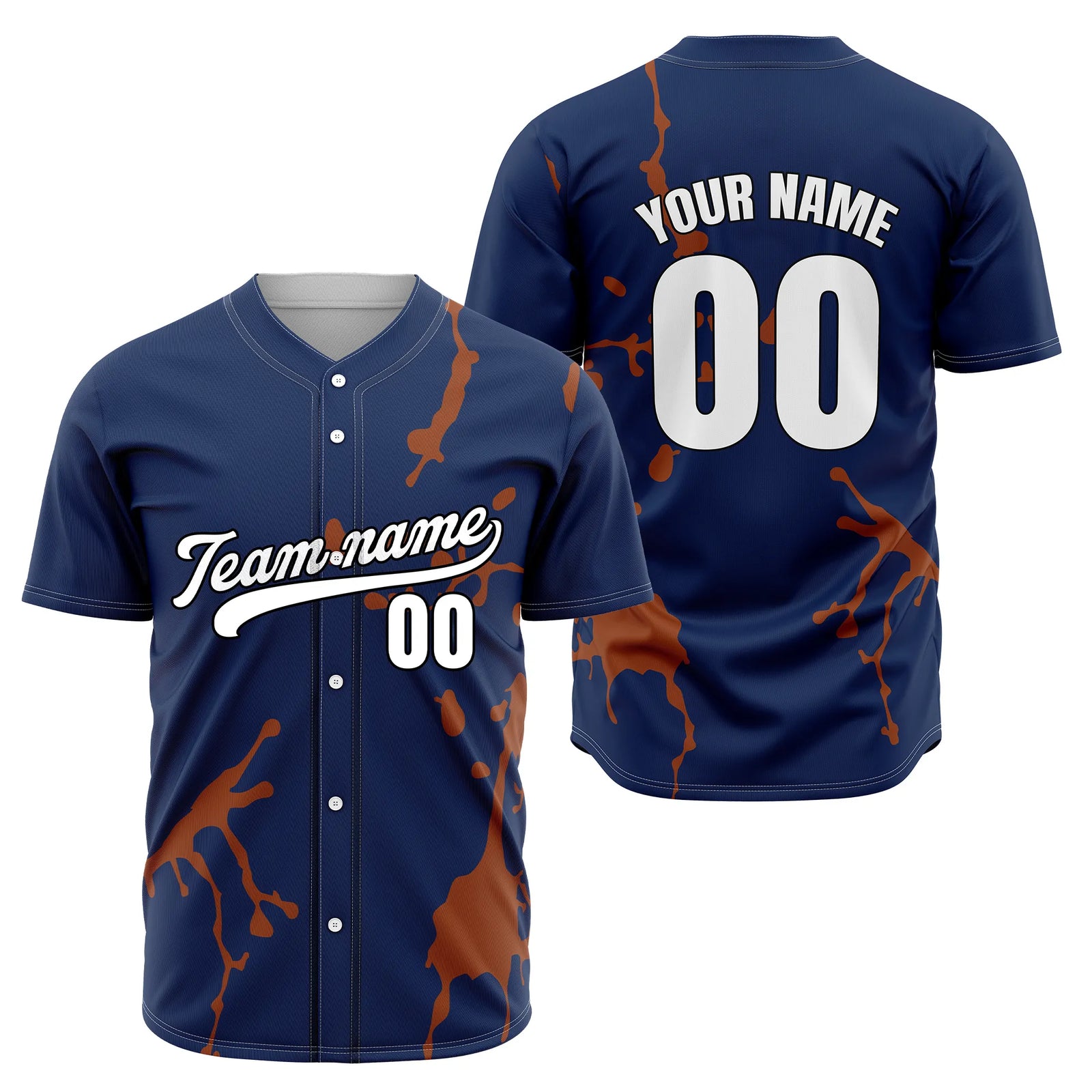 Custom Splash Fusion Sports Jersey Personalized Uniform with Name & Number