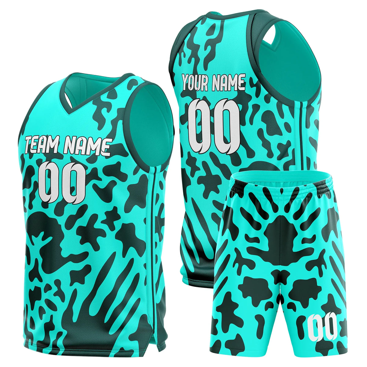 Custom Graphti Pattern Sets Golden Terrain Sports Jersey Personalized Uniform with Name & Number