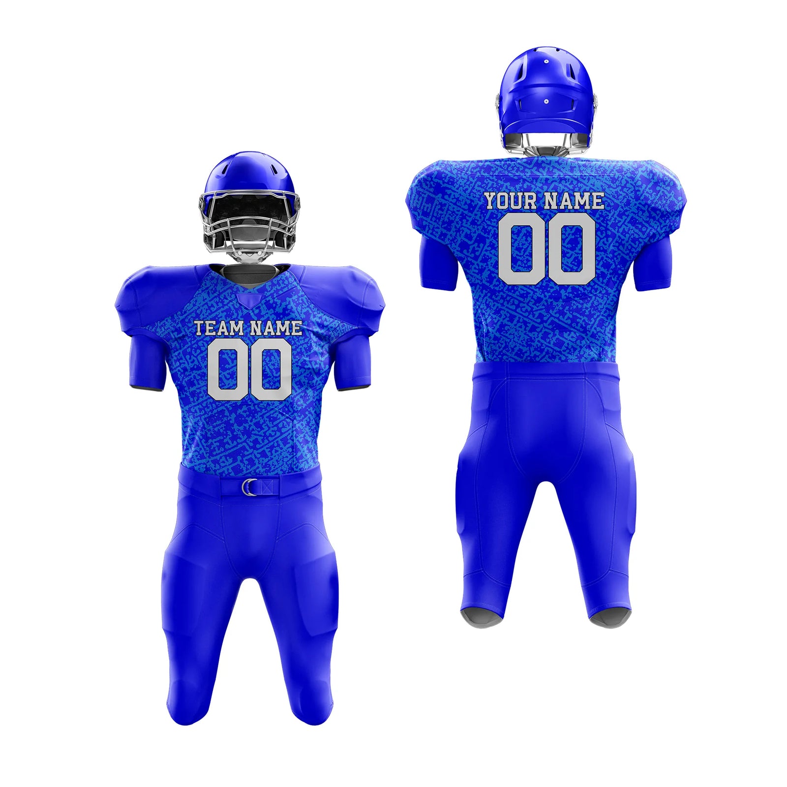 Custom Personalized D5 Graffiti pattern American Football Jersey with Name, Number & Team Logo