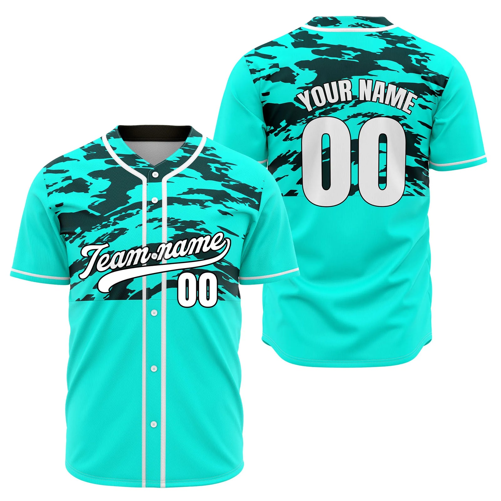 Custom Split Motion Baseball Sports Jersey Personalized Uniform with Name & Number
