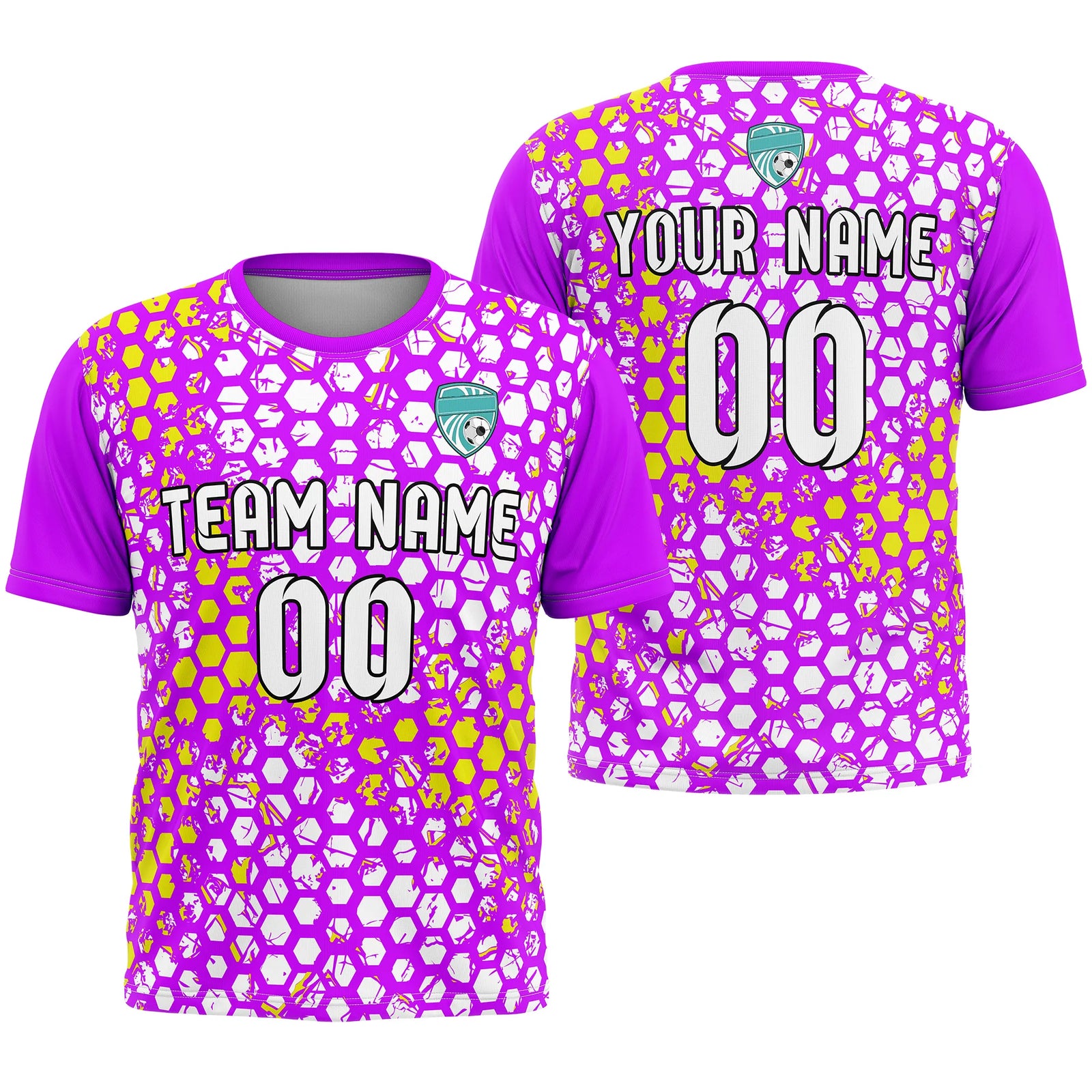 Custom R-Full Pattern D1 Soccer Jersey Personalized Football Uniform with Name & Number