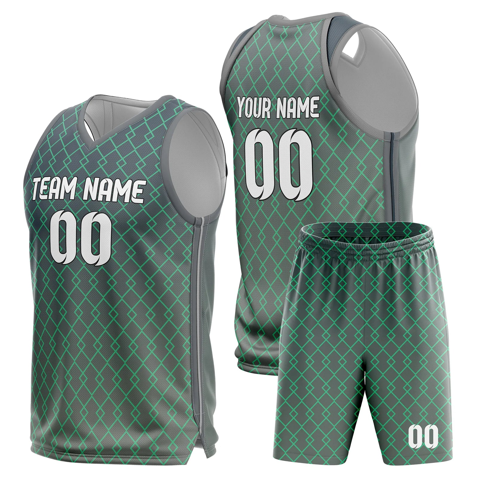 Custom Gradient Fashion Set Fade Sports Jersey Personalized Uniform with Name & Number