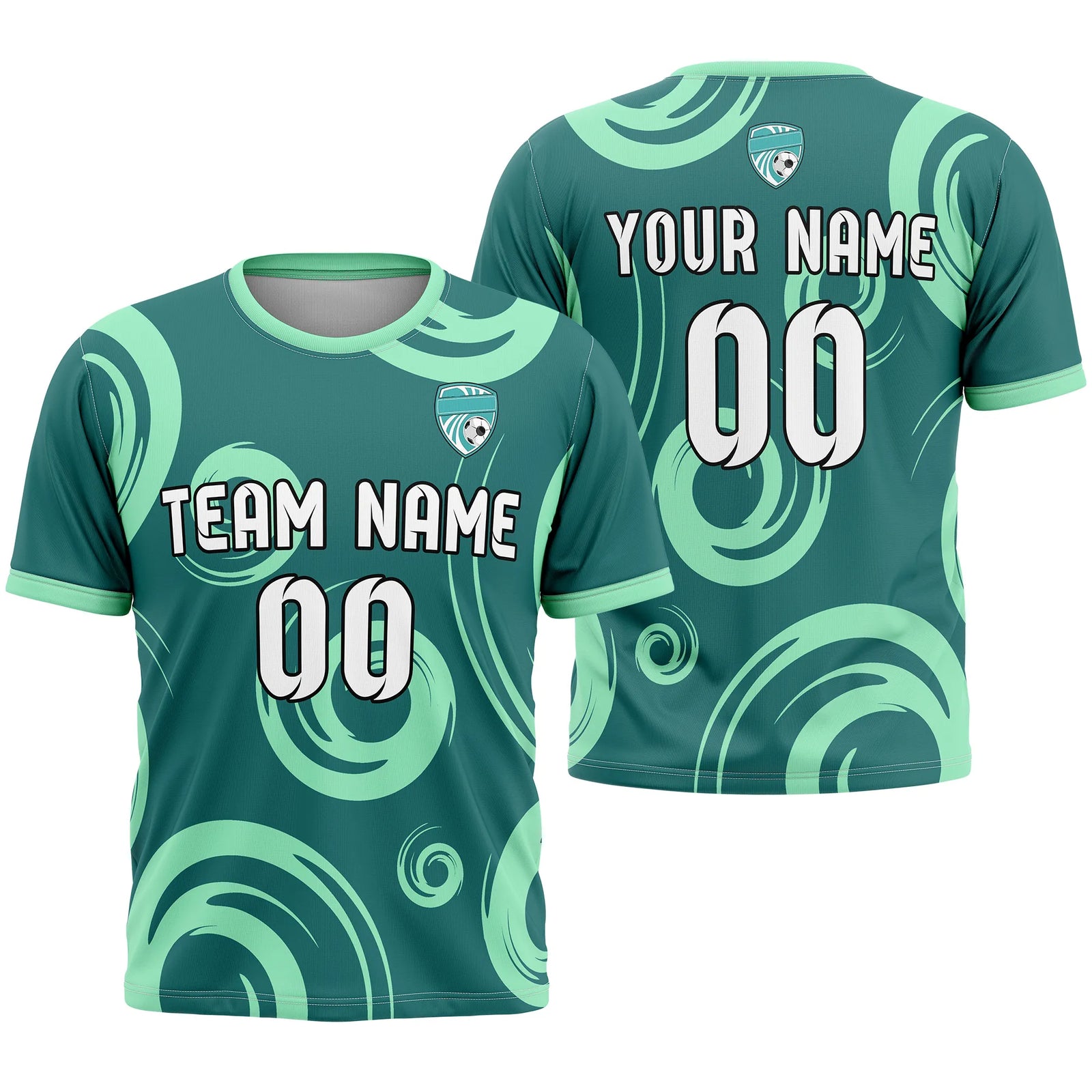 Custom Abstract Pattern D1 Soccer Jersey Personalized Football Uniform with Name & Number
