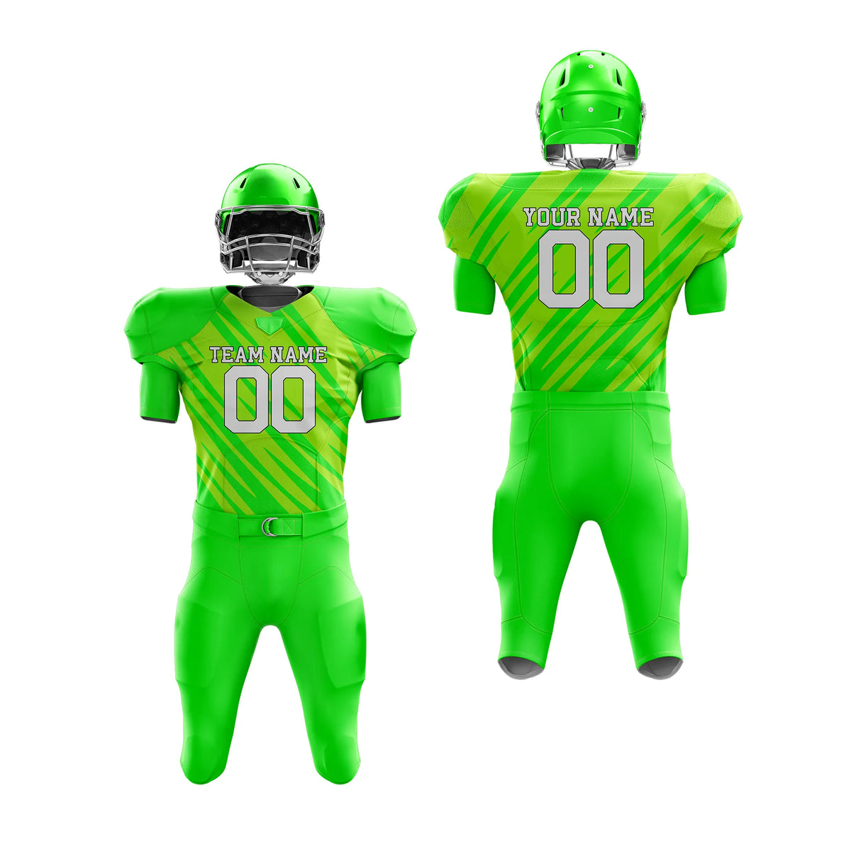 Custom Personalized D4 Full Pattern American Football Jersey with Name, Number & Team Logo