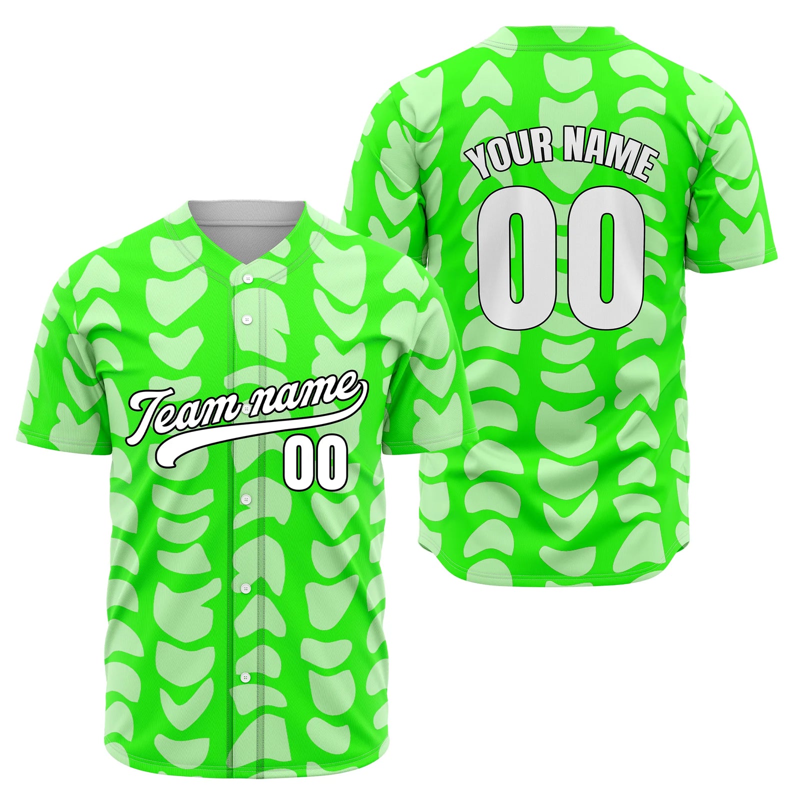 Custom Savage Spots Baseball Sports Jersey Personalized Uniform with Name & Number