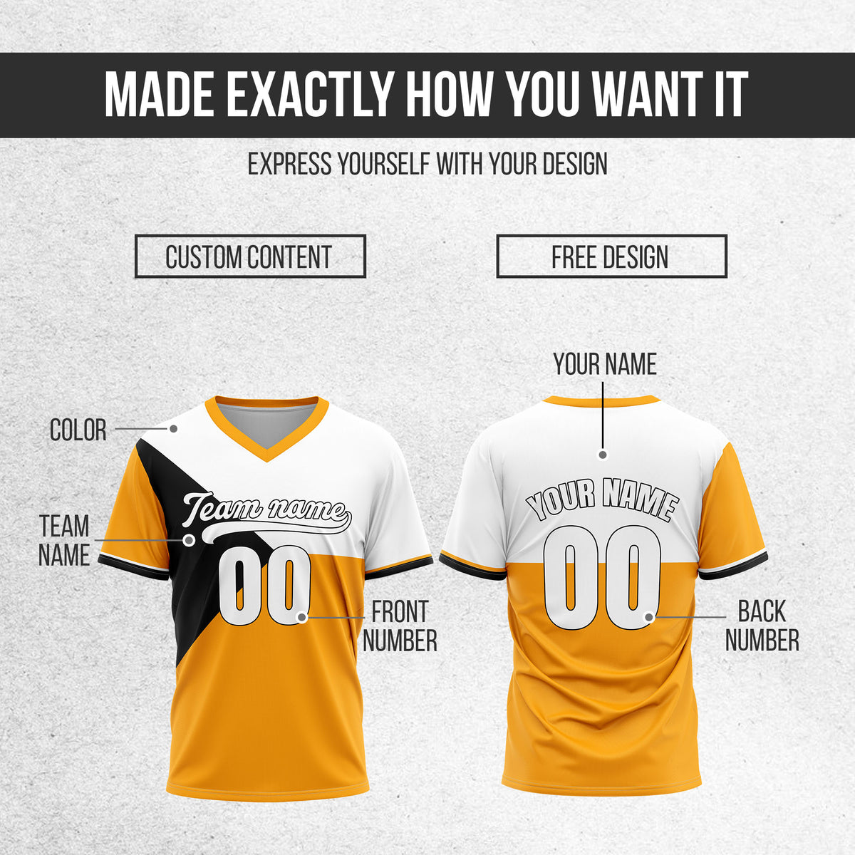 Custom FlexCore Orange Baseball Sports Jersey Personalized Uniform with Name & Number