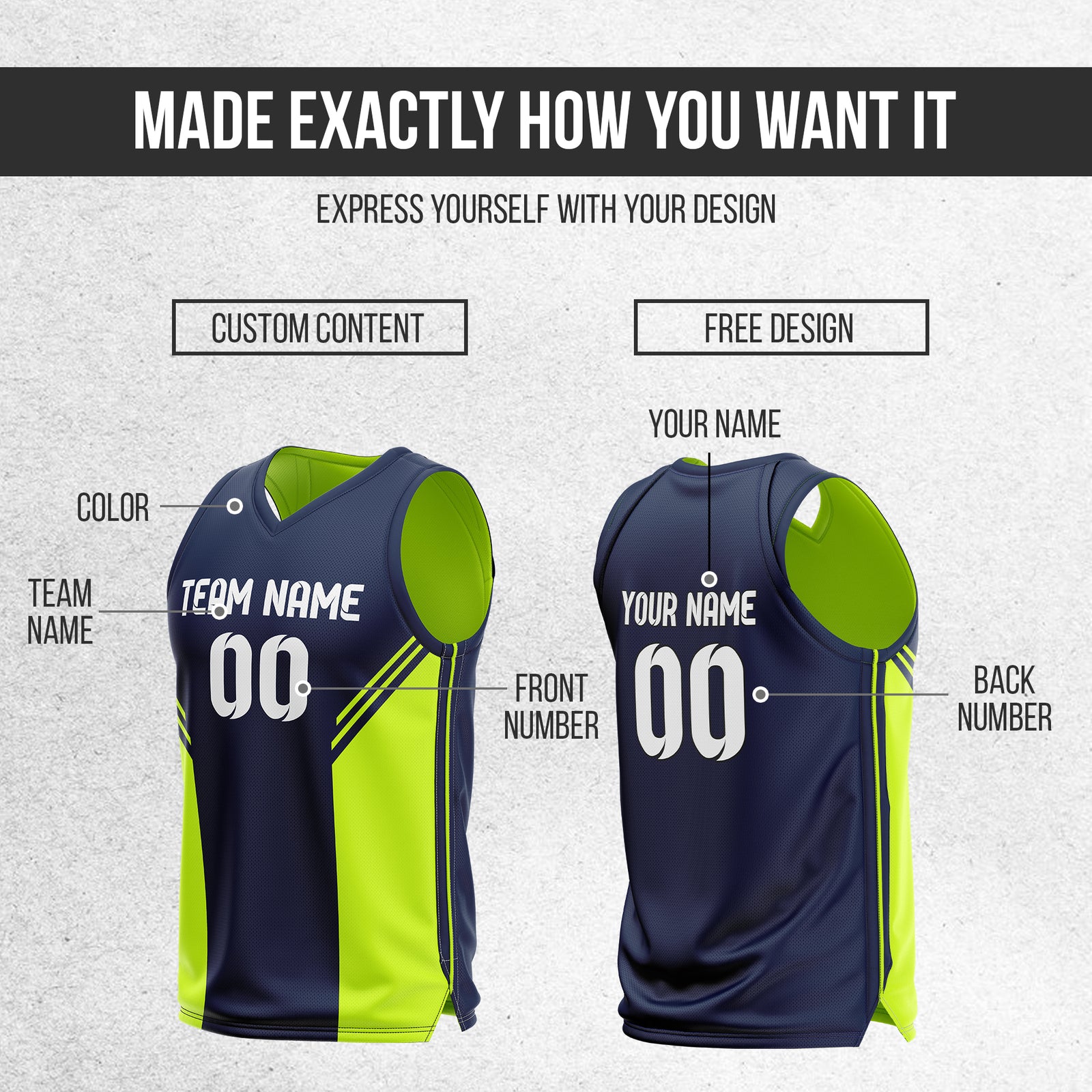 Reversible tops - Neon Green