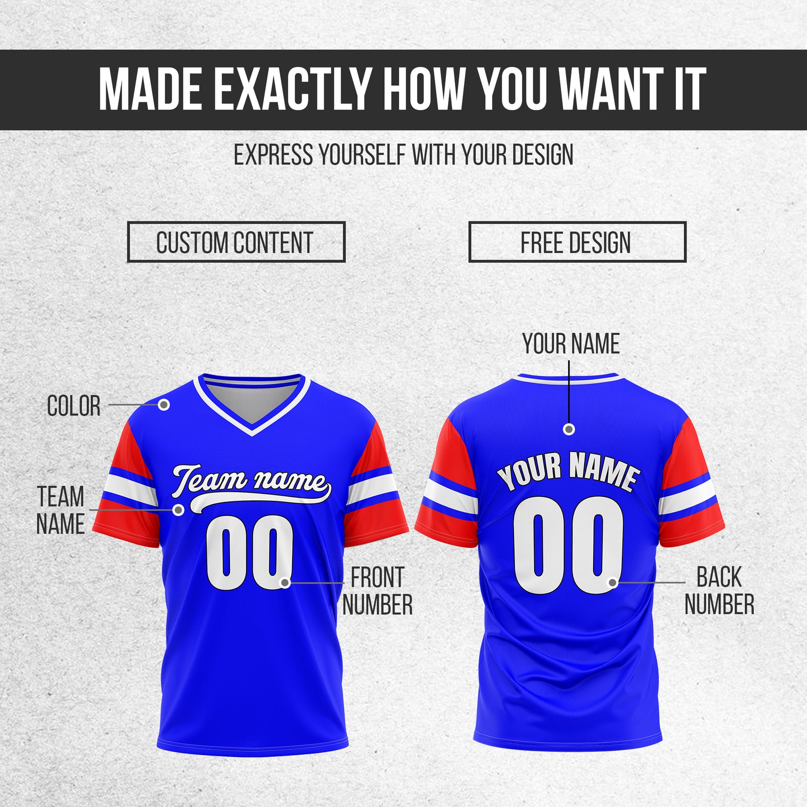 Custom StormLine Blue Pullover Baseball Sports Jersey Personalized Uniform with Name & Number