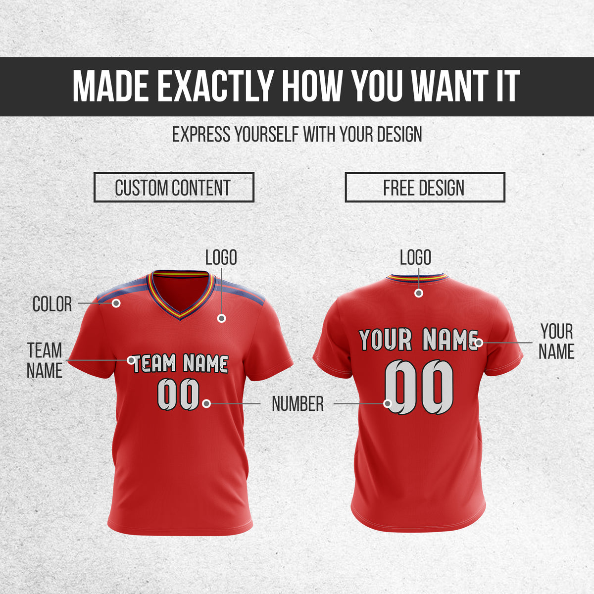 Custom SPAIN Fan Jersey Personalized with Name & Number