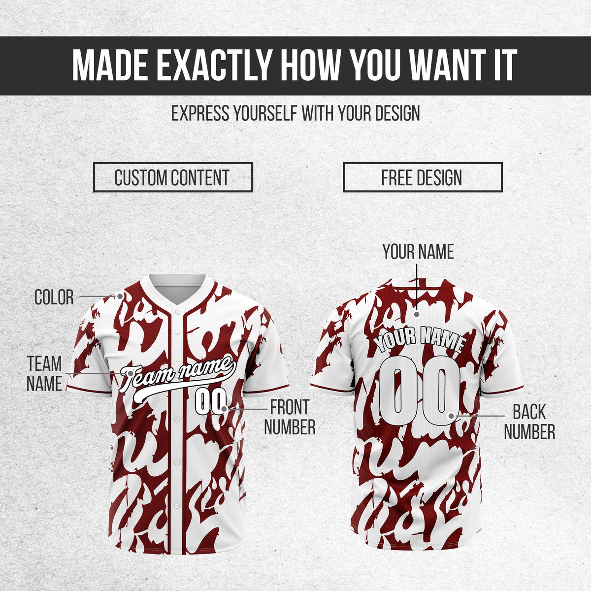 Custom Graffiti Sox White Baseball Sports Jersey Personalized Uniform with Name & Number