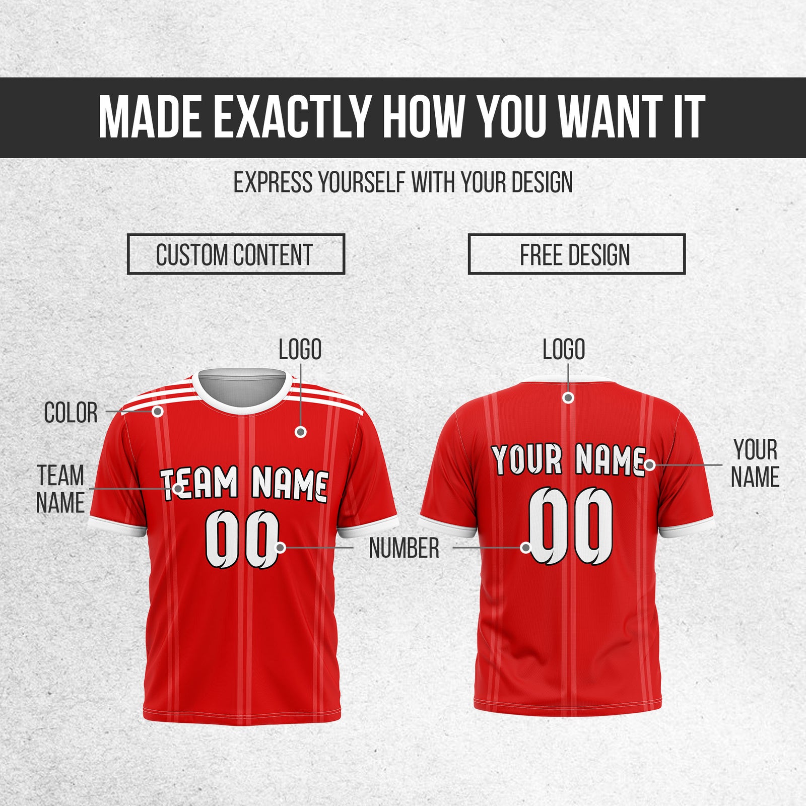 Custom liver Pool Fan Jersey Personalized with Name & Number