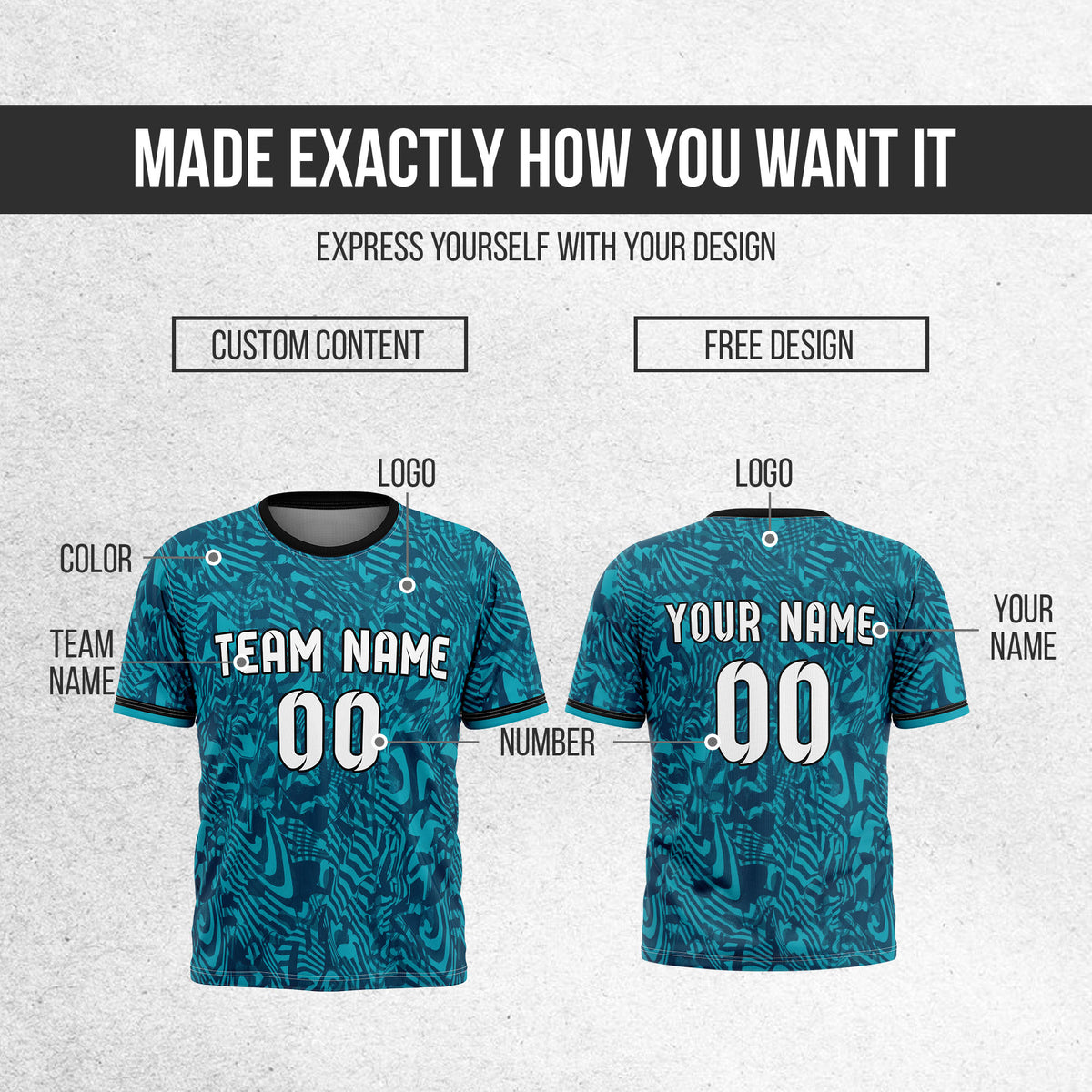 Custom Tottenham Hotspur Fan Jersey Personalized with Name & Number