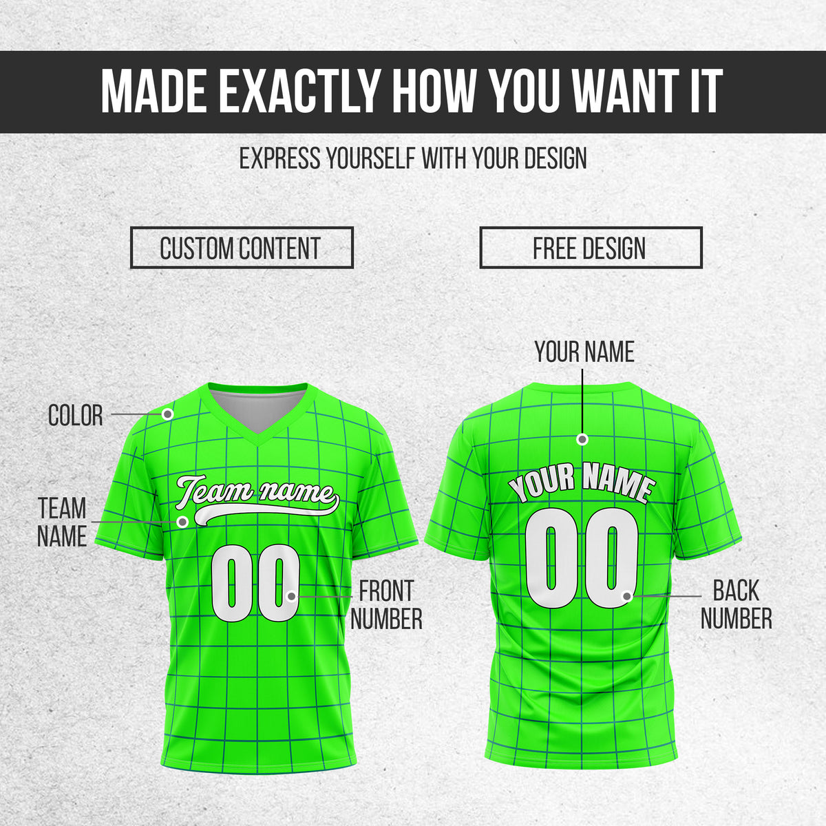 Custom Storm Matrix Neon Green Baseball Sports Jersey Personalized Uniform with Name & Number