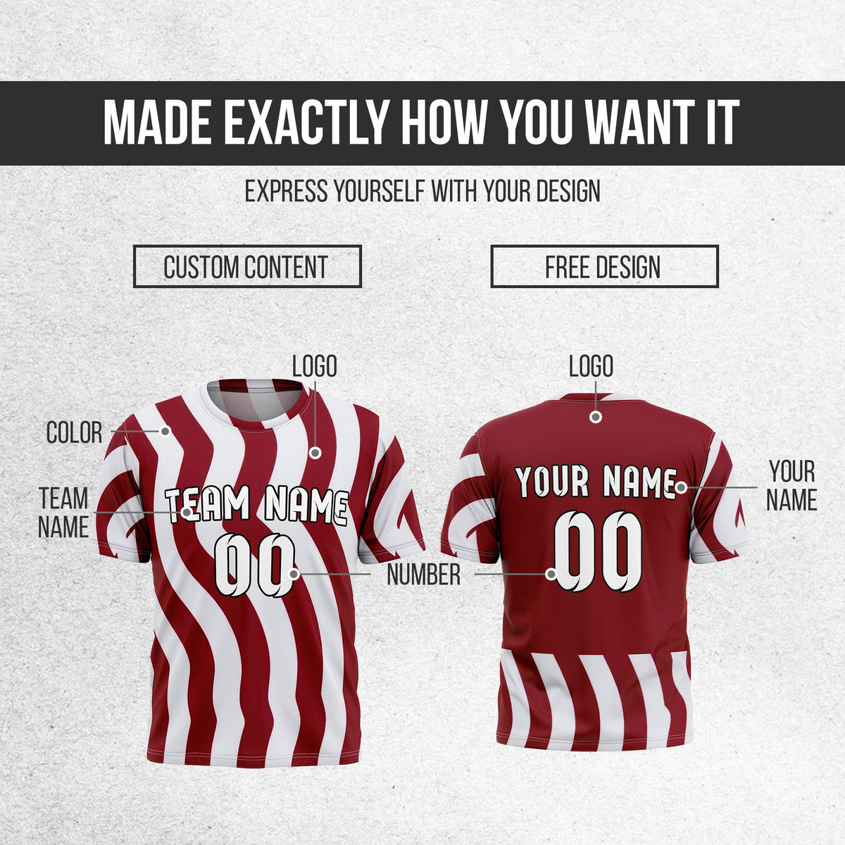 Custom Atletico Amdrid Fan Jersey Personalized with Name & Number