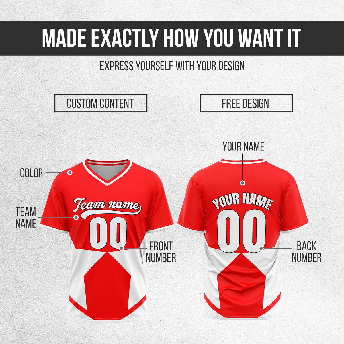 Custom NovaLine Red Pullover Baseball Sports Jersey Personalized Uniform with Name & Number