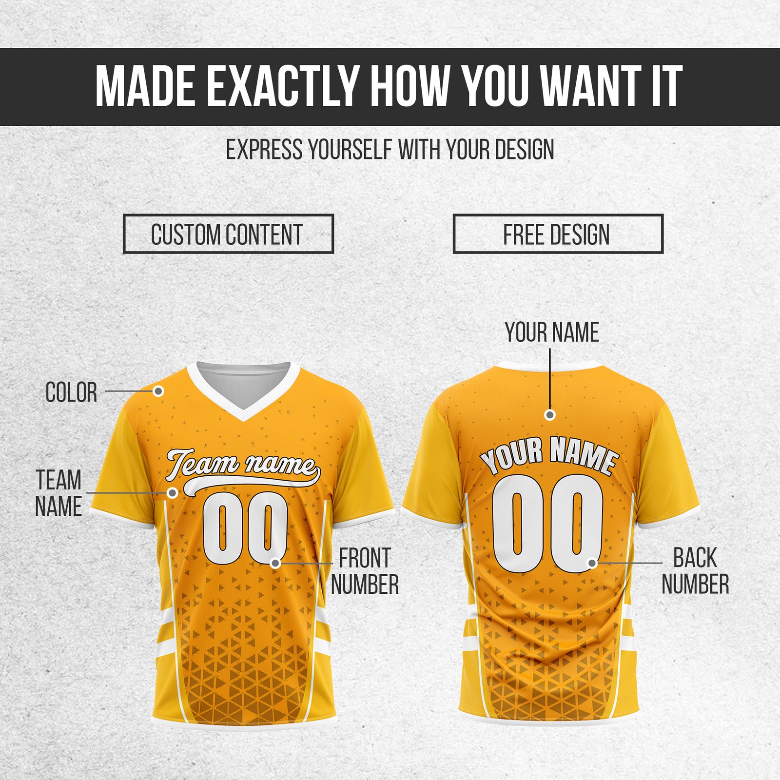 Custom HexaFade Orange Pullover Baseball Sports Jersey Personalized Uniform with Name & Number