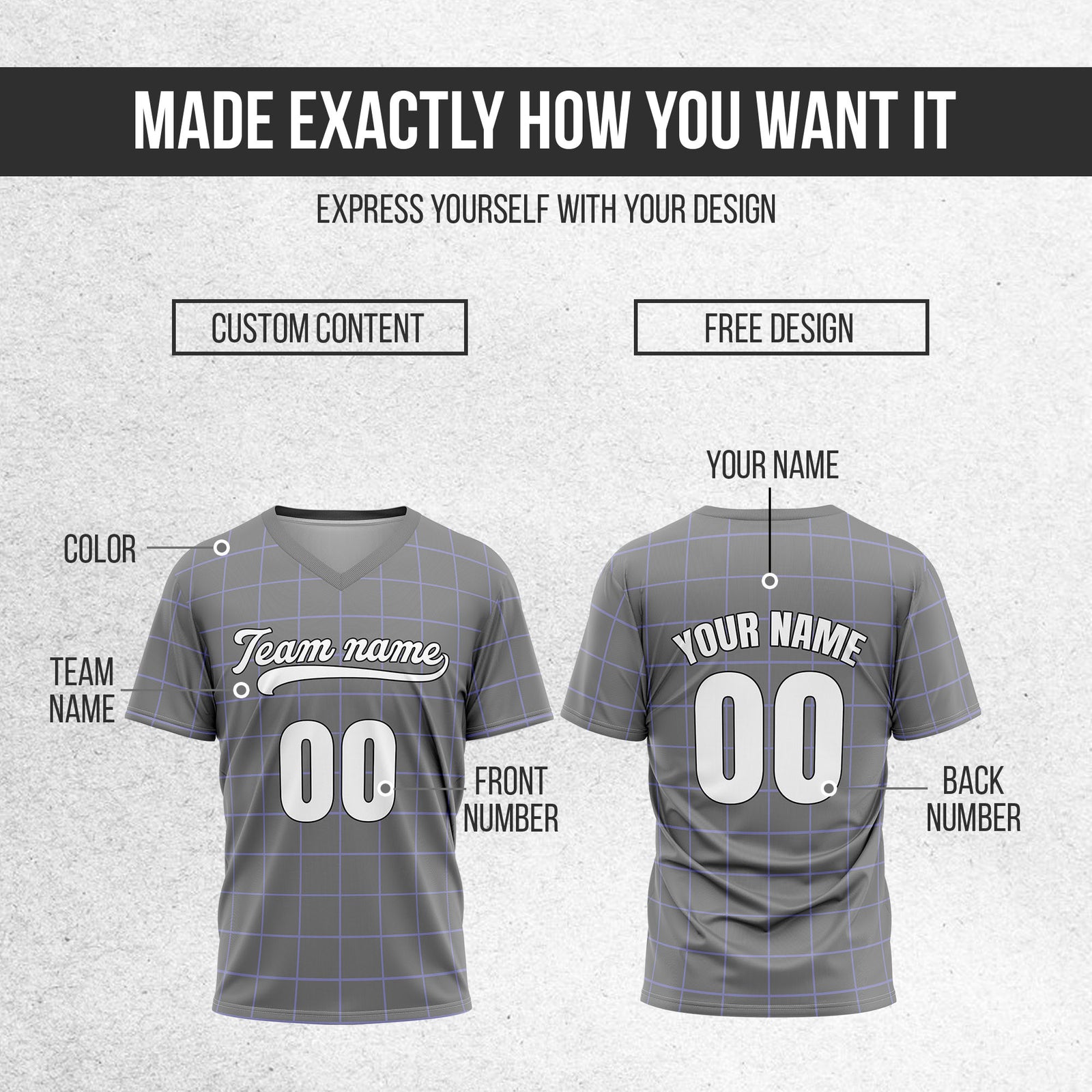 Custom Storm Matrix Grey Baseball Sports Jersey Personalized Uniform with Name & Number